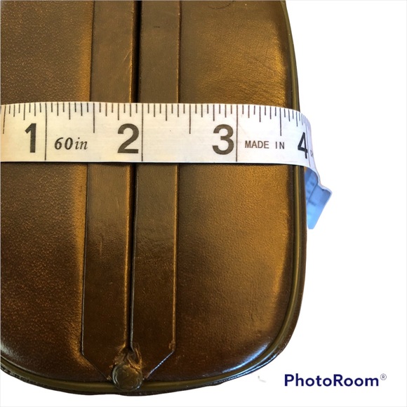 Vintage 1950s Ronay Leather Box Purse Handbag Brown Handles Amazing - Picture 12 of 12